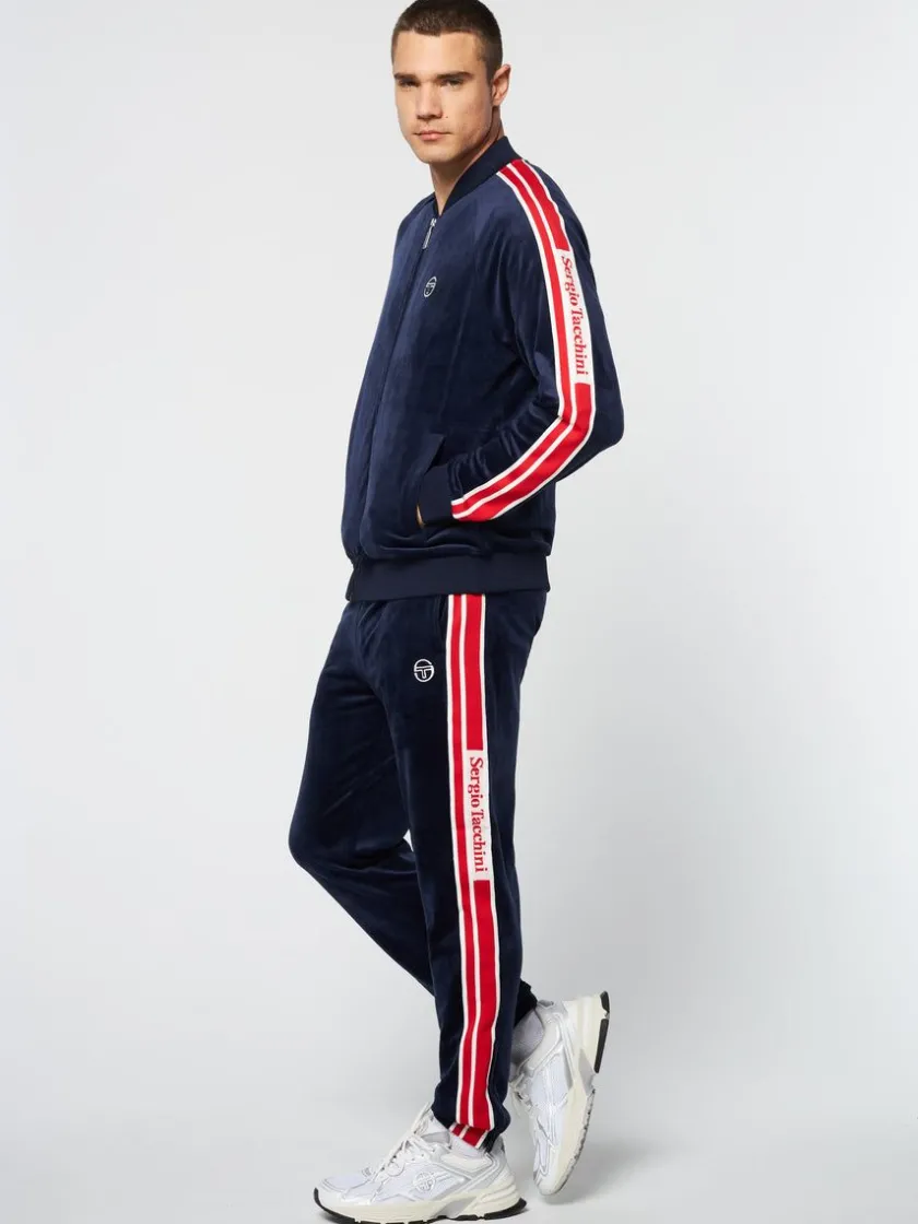 pereto_velour_track_jacket_maritime_blue_2-3.webp Shop Pereto Velour Track Jacket- Maritime Blue Tracksuits