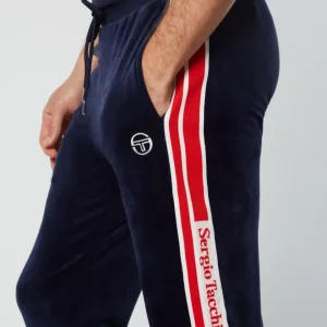 New Pereto Velour Track Pant- Maritime Blue Tracksuits