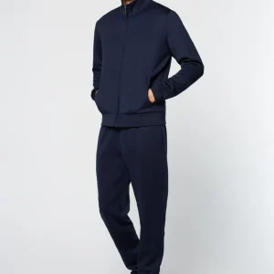 Clearance Perforata Track Jacket-Maritime Blue Jackets