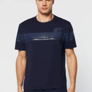 New Perforata T-Shirt- Maritime Blue T-Shirts