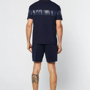 Outlet Perforata T-Shirt- Maritime Blue View All