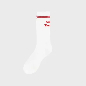 Best Prep Crew High Socks- White View All