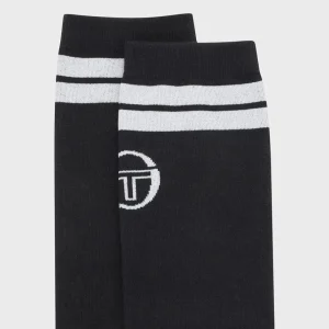 Clearance Prep Knee High Socks- Black For The Court