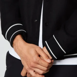 Discount Prep Wool Varsity Jacket- Black View All