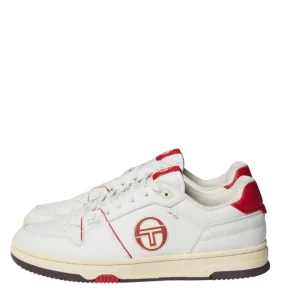 Flash Sale Prime Shot Da Sneaker- Antique White/ Almond Oil/ Adrenaline Red Shoes