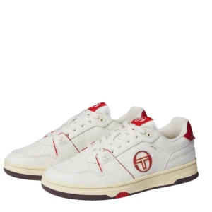Flash Sale Prime Shot Da Sneaker- Antique White/ Almond Oil/ Adrenaline Red Shoes