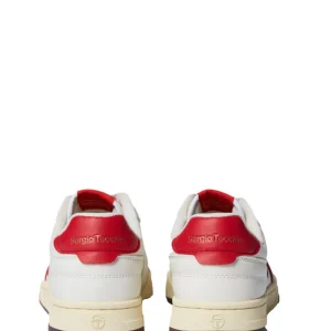 Store Prime Shot Da Sneaker- Antique White/ Almond Oil/ Adrenaline Red View All