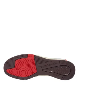 Store Prime Shot Da Sneaker- Antique White/ Almond Oil/ Adrenaline Red View All