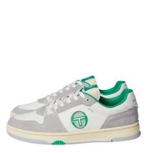Discount Prime Shot Da Sneaker- Antique White/ Almond Oil/ Bright Green View All