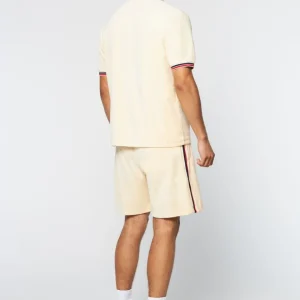 Shop Primo Velour Polo- Pearl Ivory Matching Separates