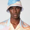 Discount Riviera Reversible Bucket Hat- Deep Mint/ Multi Headwear