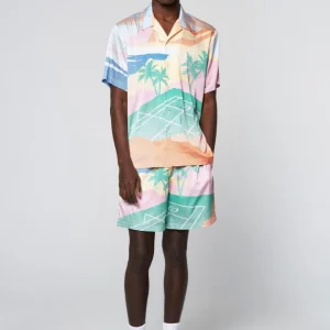 Online Riviera Reversible Bucket Hat- Deep Mint/ Multi View All