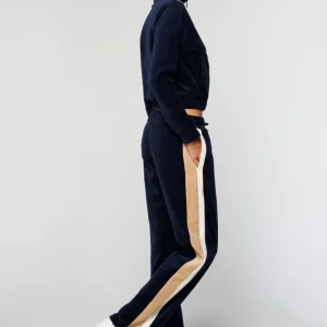 Store Rosa Velour Track Pant- Maritime Blue View All