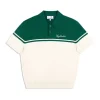 Hot Roselli Knit Polo- Evergreen Knitwear