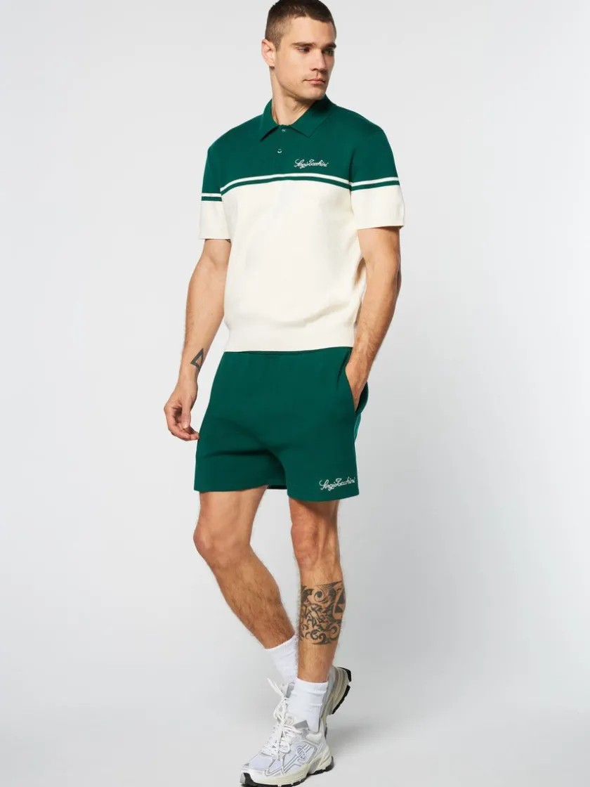 roselli_knit_polo_evergreen_2-3.webp Hot Roselli Knit Polo- Evergreen Knitwear