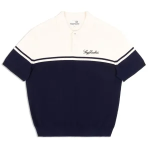 Shop Roselli Knit Polo- Gardenia Polos