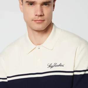 Outlet Roselli Knit Polo- Gardenia View All