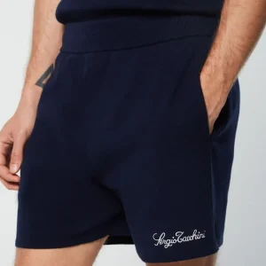 Online Roselli Knit Short- Maritime Blue Knitwear