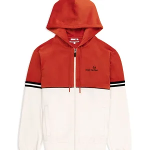 Cheap Scopeto Full-Zip Velour Hoodie- Poinciana/ Gardenia Sweatshirts And Hoodies