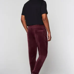 Hot Scopeto Velour Pant-Black Beauty/ Mauve Wine Velour