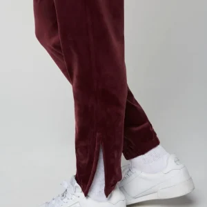 Hot Scopeto Velour Pant-Black Beauty/ Mauve Wine Velour
