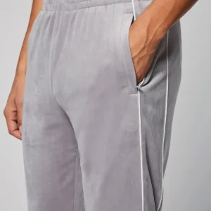 Online Sovana Velour Track Pant- Sleet Velour