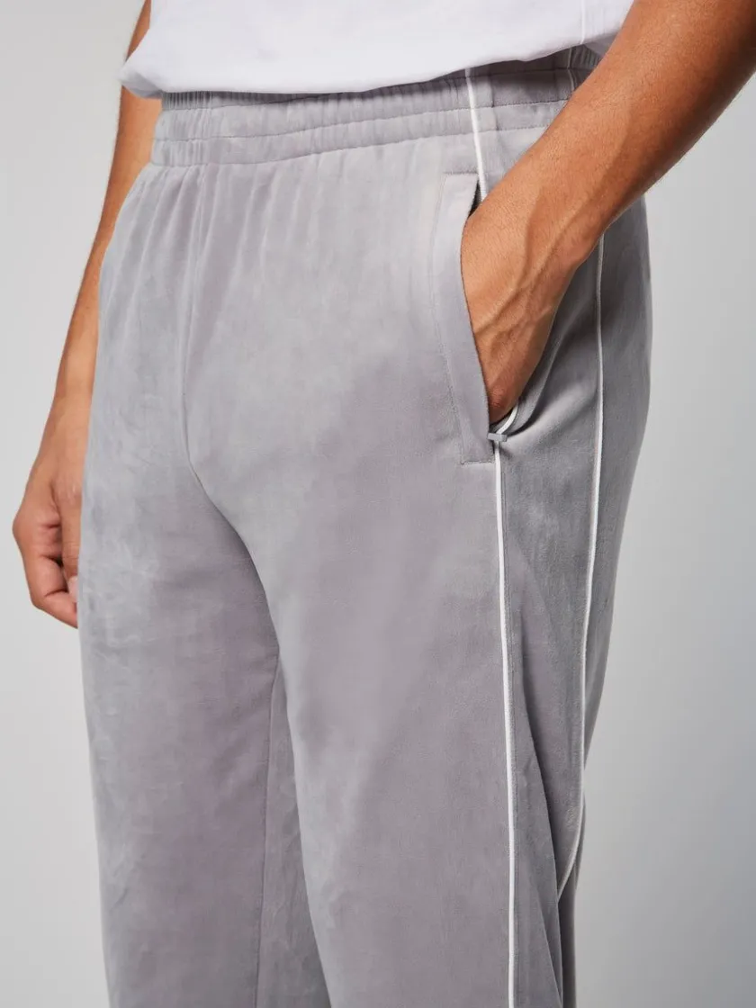 sovana_velour_track_pant_sleet_3.webp Online Sovana Velour Track Pant- Sleet Velour