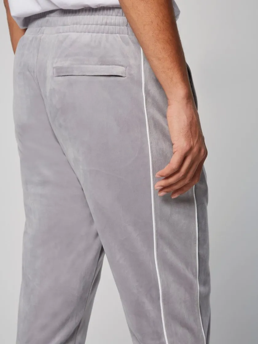 sovana_velour_track_pant_sleet_5.webp Online Sovana Velour Track Pant- Sleet Velour