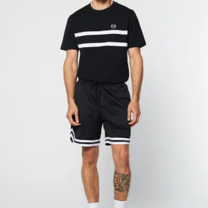 New Spazio Banda Mesh Short- Black Beauty View All