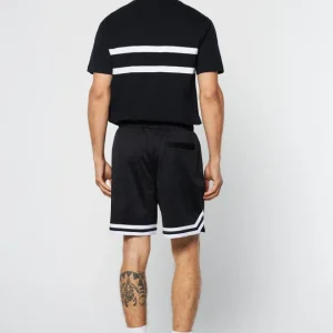 Online Spazio Banda Mesh Short- Black Beauty Matching Separates