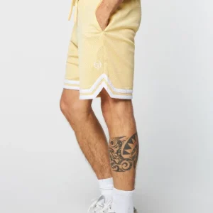 Cheap Spazio Banda Mesh Short- Golden Haze Matching Separates
