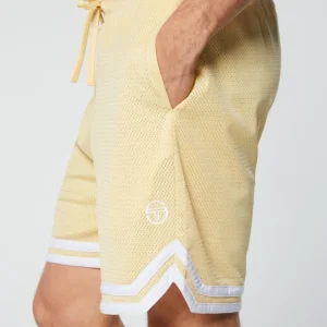 Cheap Spazio Banda Mesh Short- Golden Haze Matching Separates