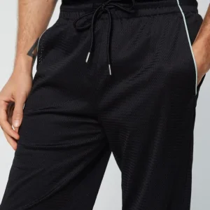 Fashion Spazio Dallas Track Pant- Black Beauty Pants And Sweatpants