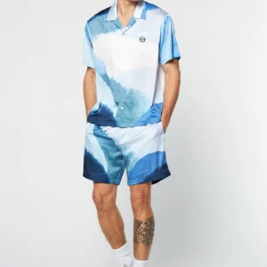 Shop Spiaggia Cabana Shirt- Maritime Blue/ Multi T-Shirts