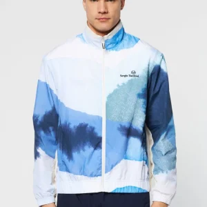 Sale Spiaggia Track Jacket- Maritime Blue/ Multi View All
