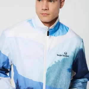 Sale Spiaggia Track Jacket- Maritime Blue/ Multi View All