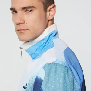 Sale Spiaggia Track Jacket- Maritime Blue/ Multi Nylon