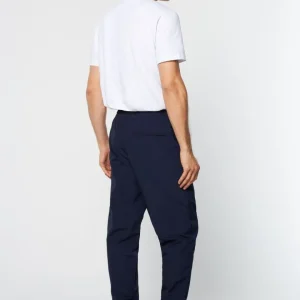 Shop Spiaggia Track Pant- Maritime Blue Pants And Sweatpants
