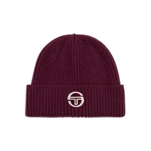 Best Tacchini Beanie-Grape Wine Knitwear