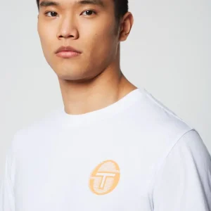Shop Tenda T-Shirt- Brilliant White/ Tangerine The Essentials