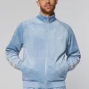 Fashion Tipo Velour Track Jacket- Mountain Spring Velour