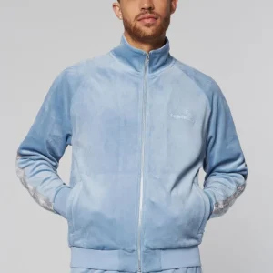 Fashion Tipo Velour Track Jacket- Mountain Spring Velour