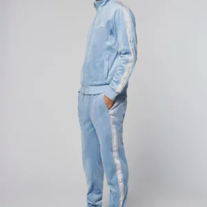 Fashion Tipo Velour Track Jacket- Mountain Spring Velour