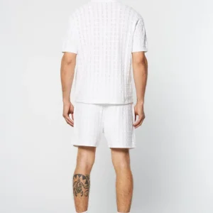 Flash Sale Ulivo Crochet Shirt- Brilliant White T-Shirts