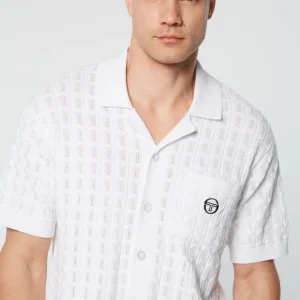 Flash Sale Ulivo Crochet Shirt- Brilliant White T-Shirts