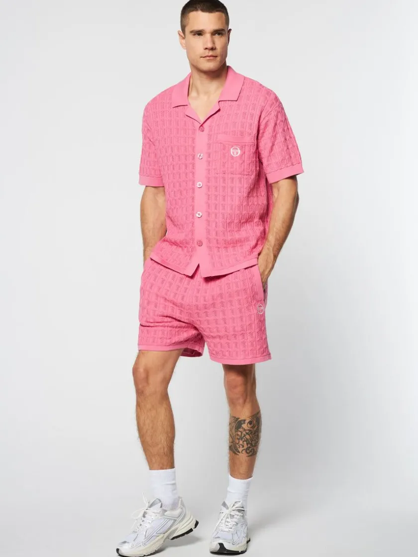 ulivo_crochet_shirt_wild_rose_2-3.webp Discount Ulivo Crochet Shirt- Wild Rose Knitwear