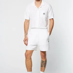 Online Ulivo Crochet Short- Brilliant White Knitwear