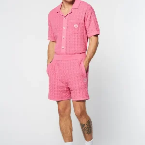 Shop Ulivo Crochet Short- Wild Rose Knitwear