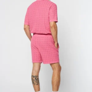 Shop Ulivo Crochet Short- Wild Rose Knitwear