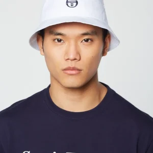 Clearance Vacanza Bucket Hat- Brilliant White Nylon